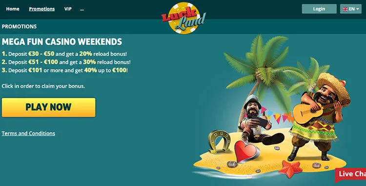 Luckland ilmaiskierrokset