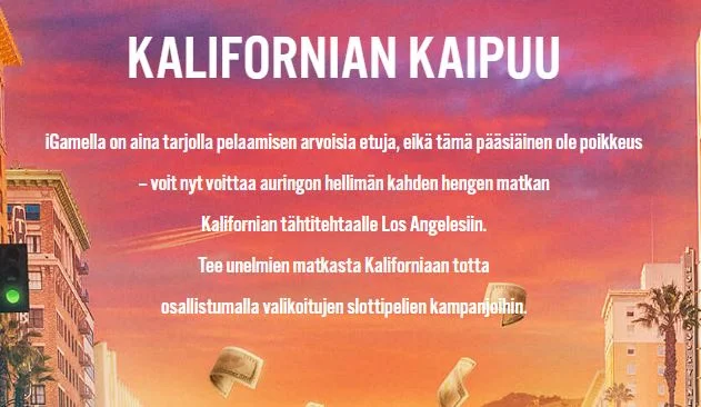 iGame matka Kaliforniaan