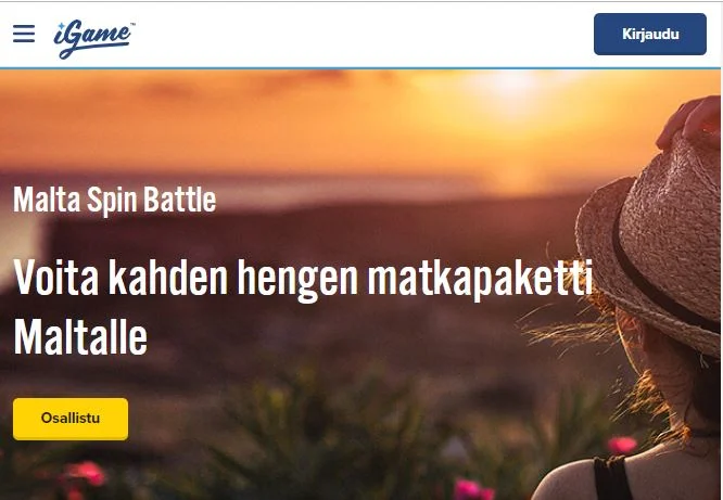 iGame -Voita kahden hengen matka Maltalle