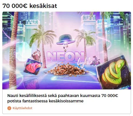 70 000 euron kesäkisa - Mr Green